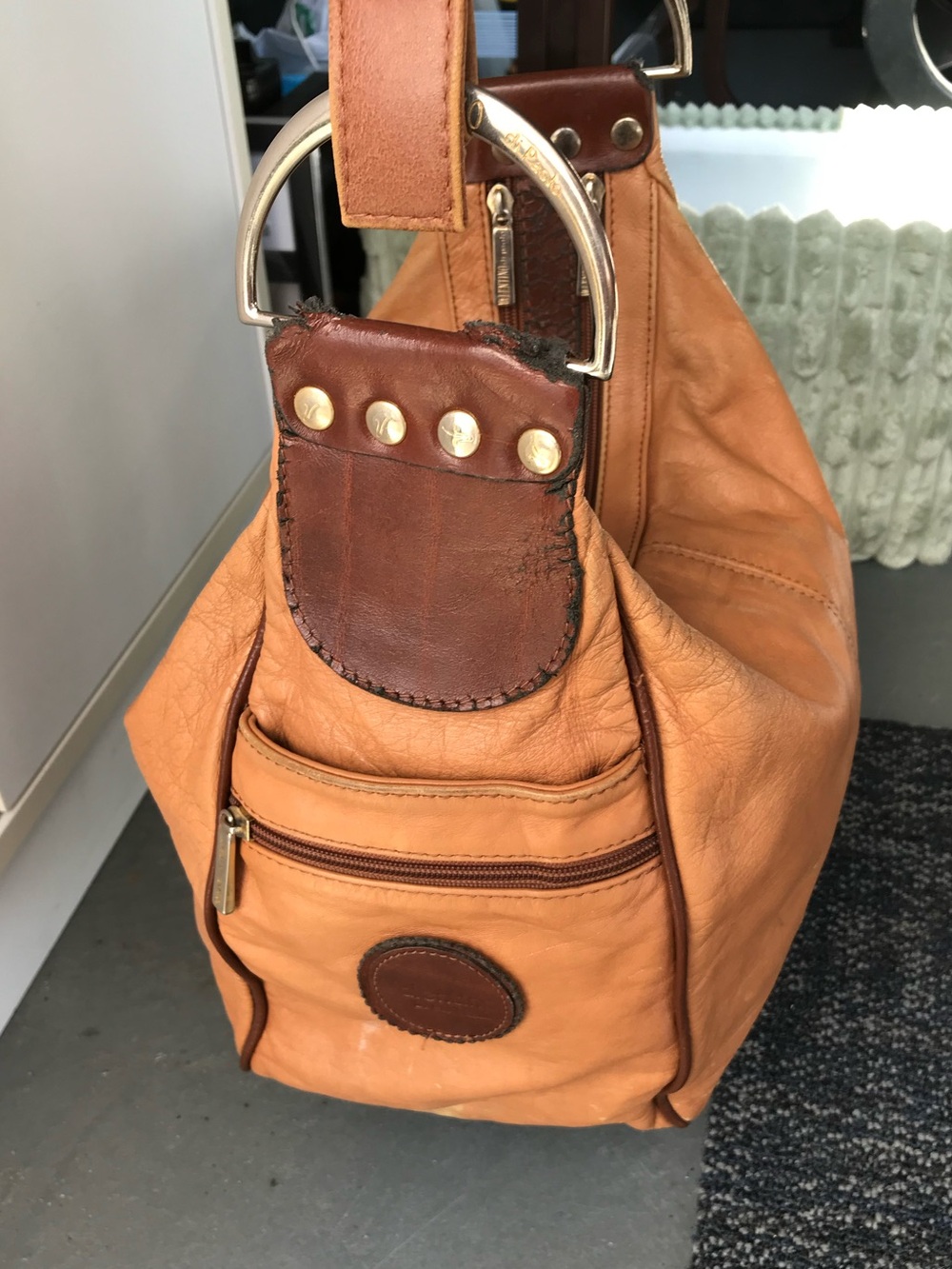 Valentino di Paolo Rust Leather Bag